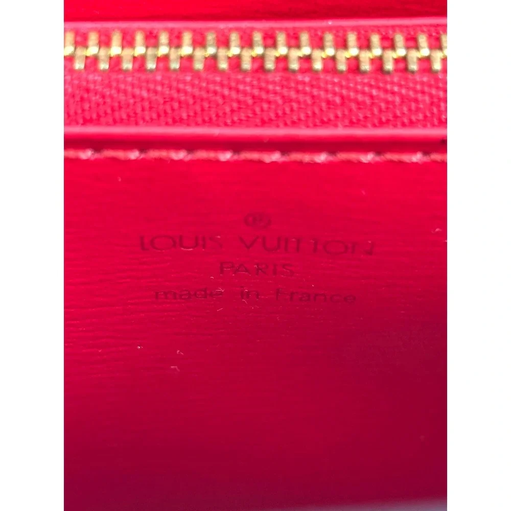 Louis Vuitton Malesherbes Red Epi Leather Top Handle Gold Hardware, Vintage